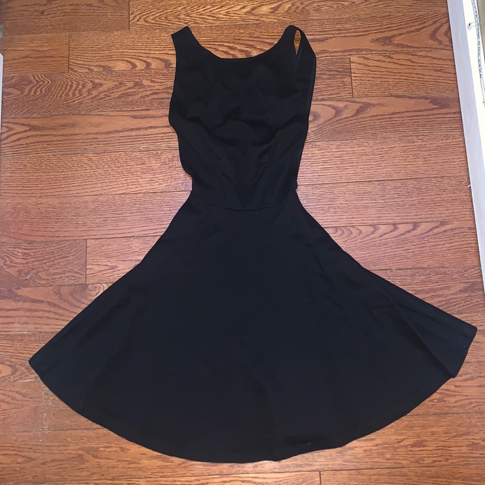 Black skater dress